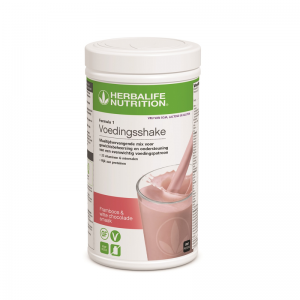 Formula 1 - witte chocolade en framboos vrij van gluten, soja en lactose